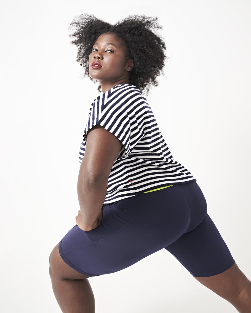 Fila biker shorts plus size top